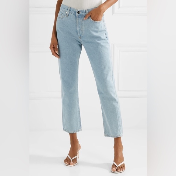 NEW Goldsign The‎ Low Slung 90s Straight Crop Jeans Nichols 29 - Picture 1 of 15